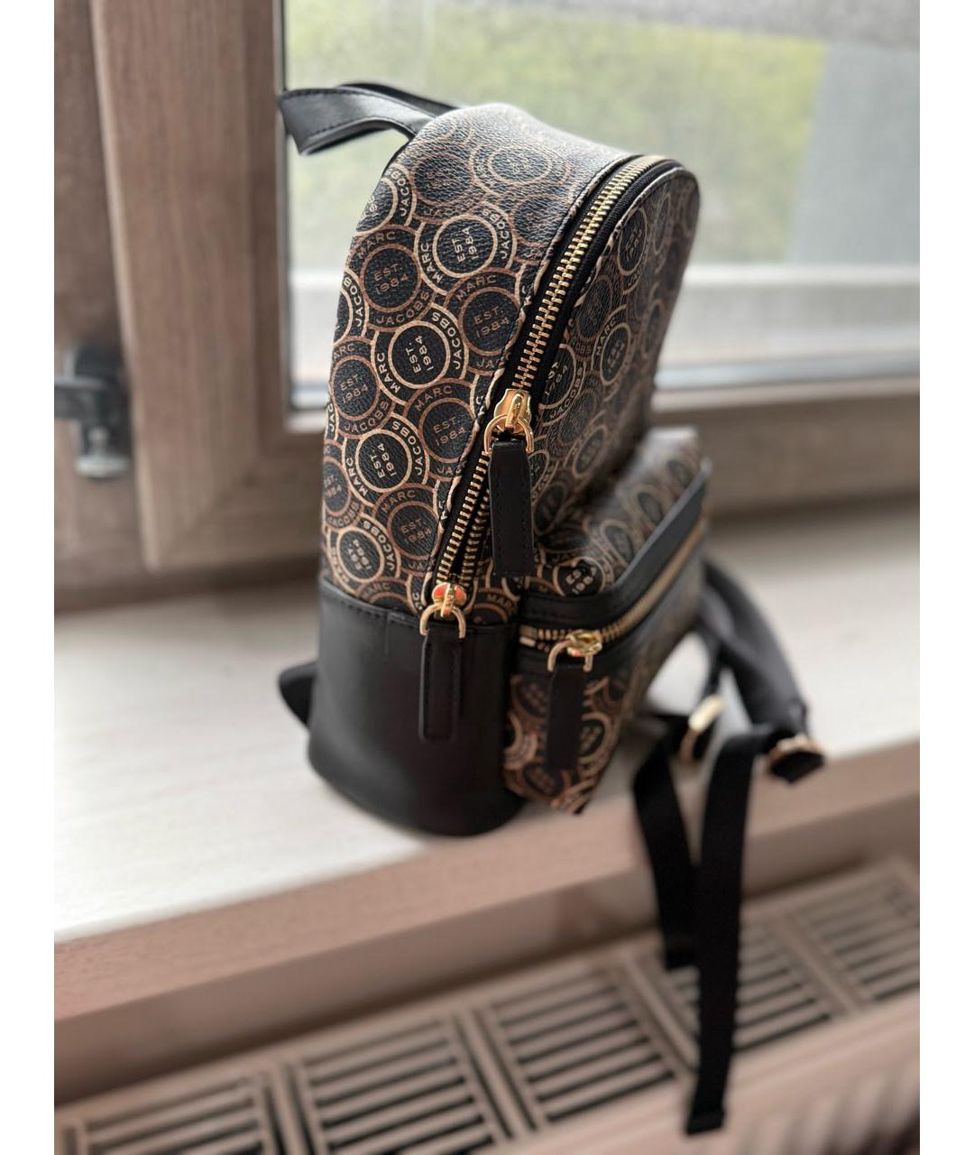 MARC JACOBS Коричневый кожаный рюкзак, фото 2