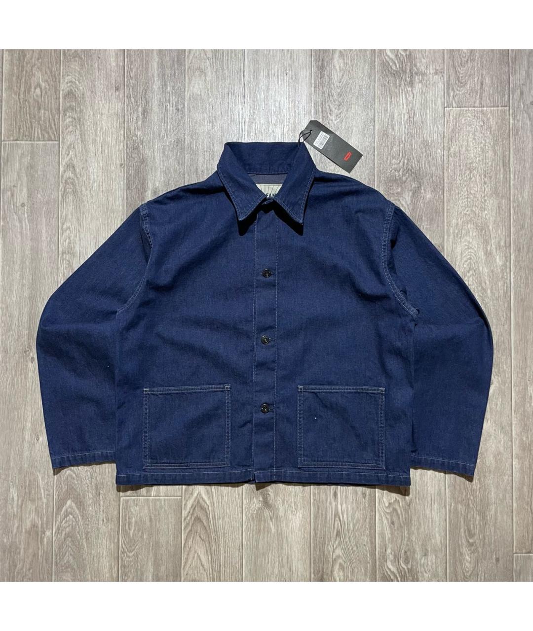 LEVI'S Темно-синяя хлопковая куртка, фото 7