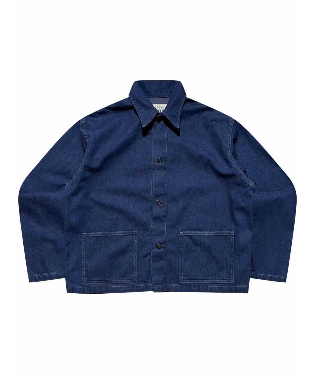 LEVI'S Темно-синяя хлопковая куртка, фото 1