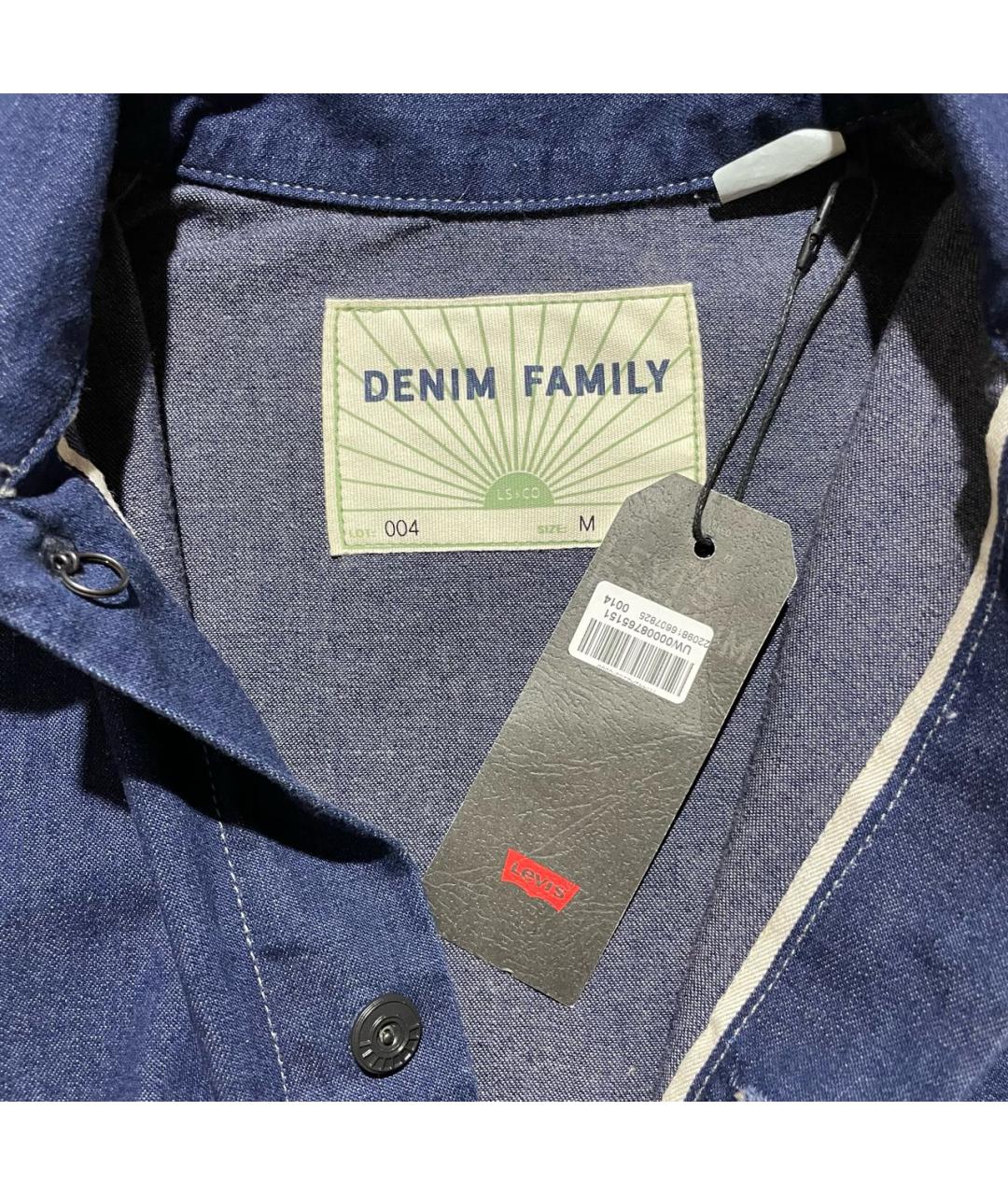 LEVI'S Темно-синяя хлопковая куртка, фото 4