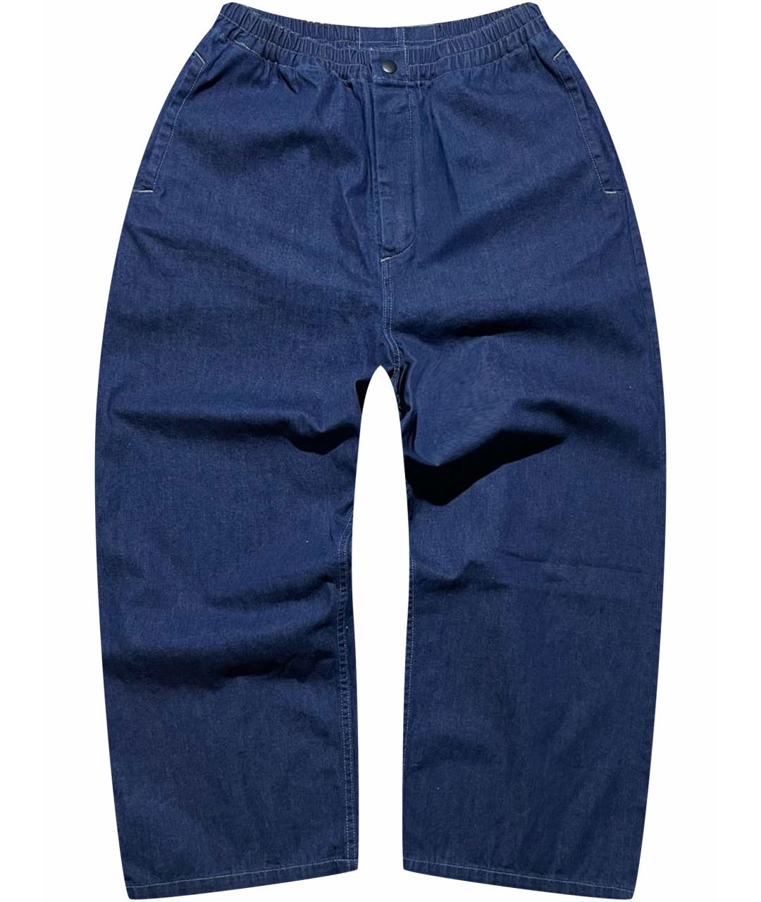 LEVI'S Темно-синие хлопковые прямые джинсы, фото 1