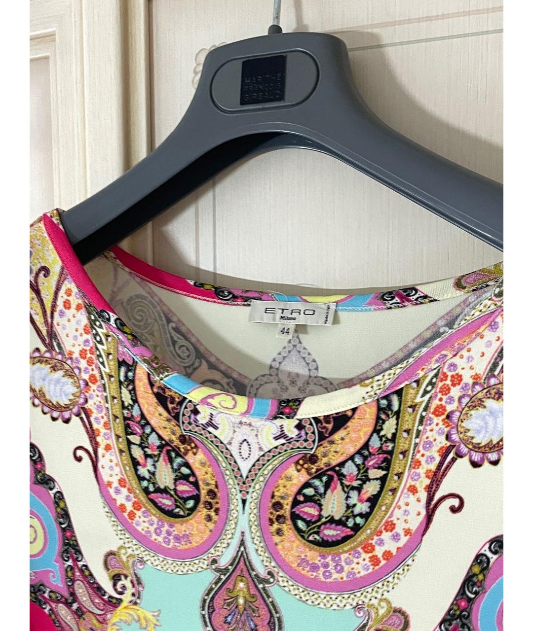 ETRO Мульти вискозное повседневное платье, фото 3