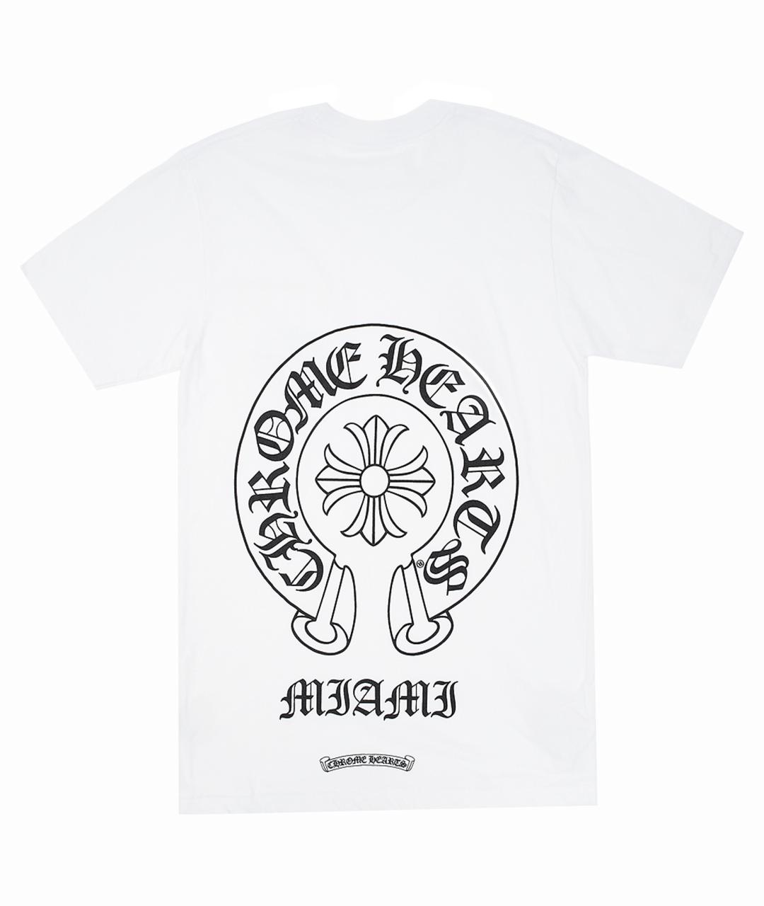 CHROME HEARTS Белая хлопковая футболка, фото 2