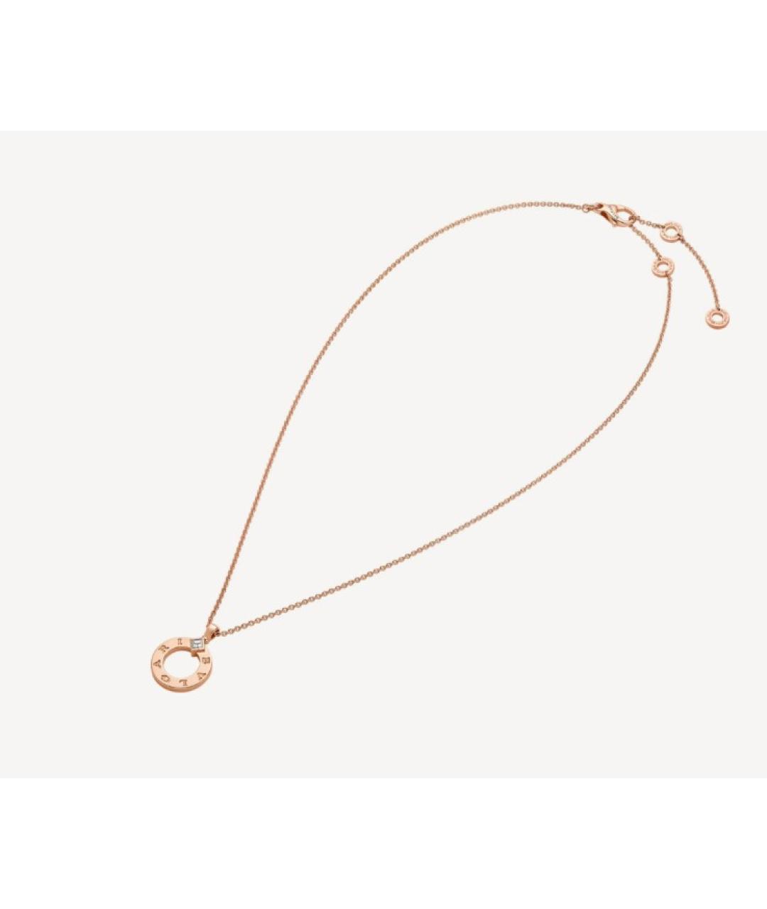BVLGARI Золотая подвеска из розового золота, фото 2