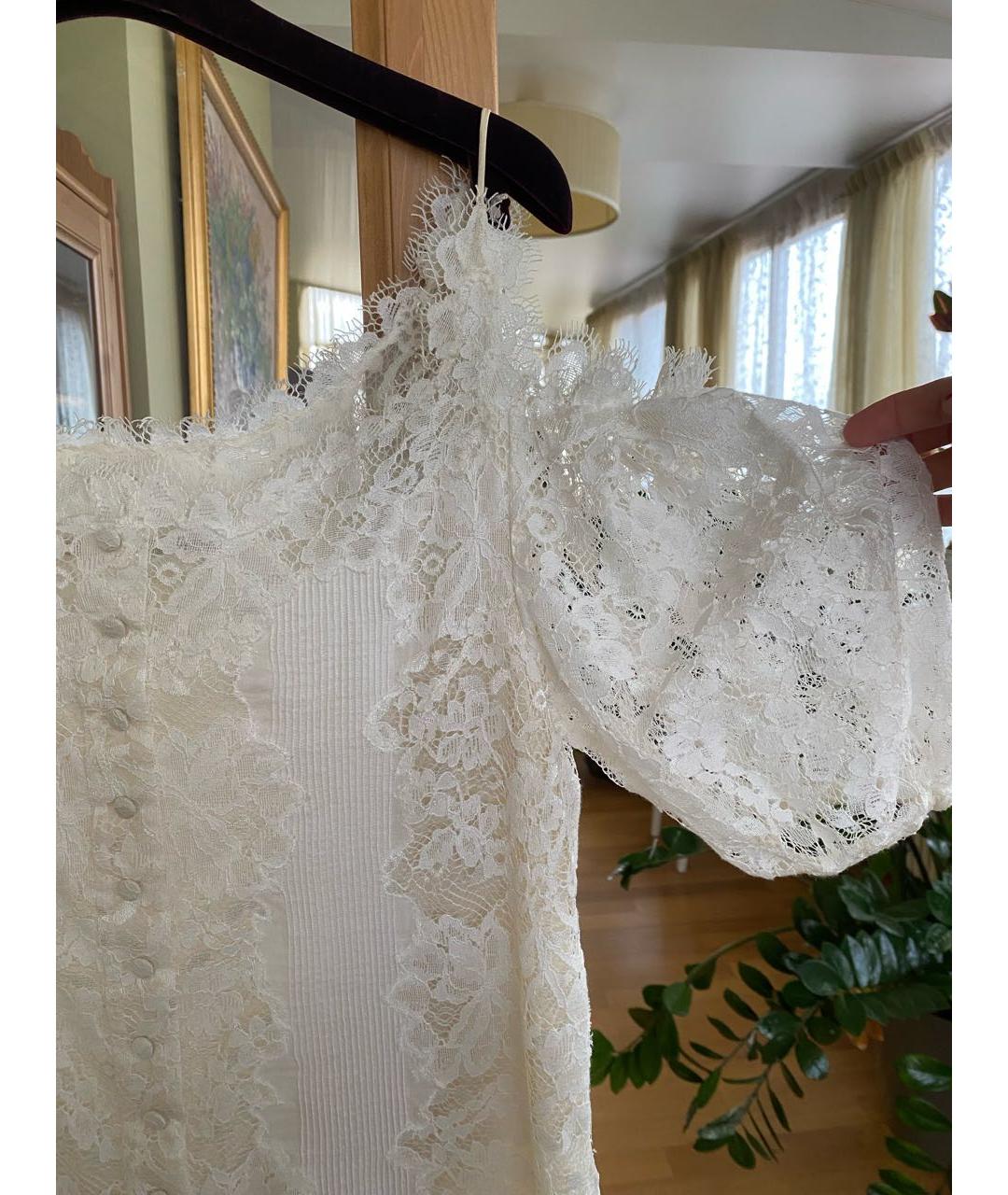 ERMANNO SCERVINO Белое хлопковое платье, фото 3