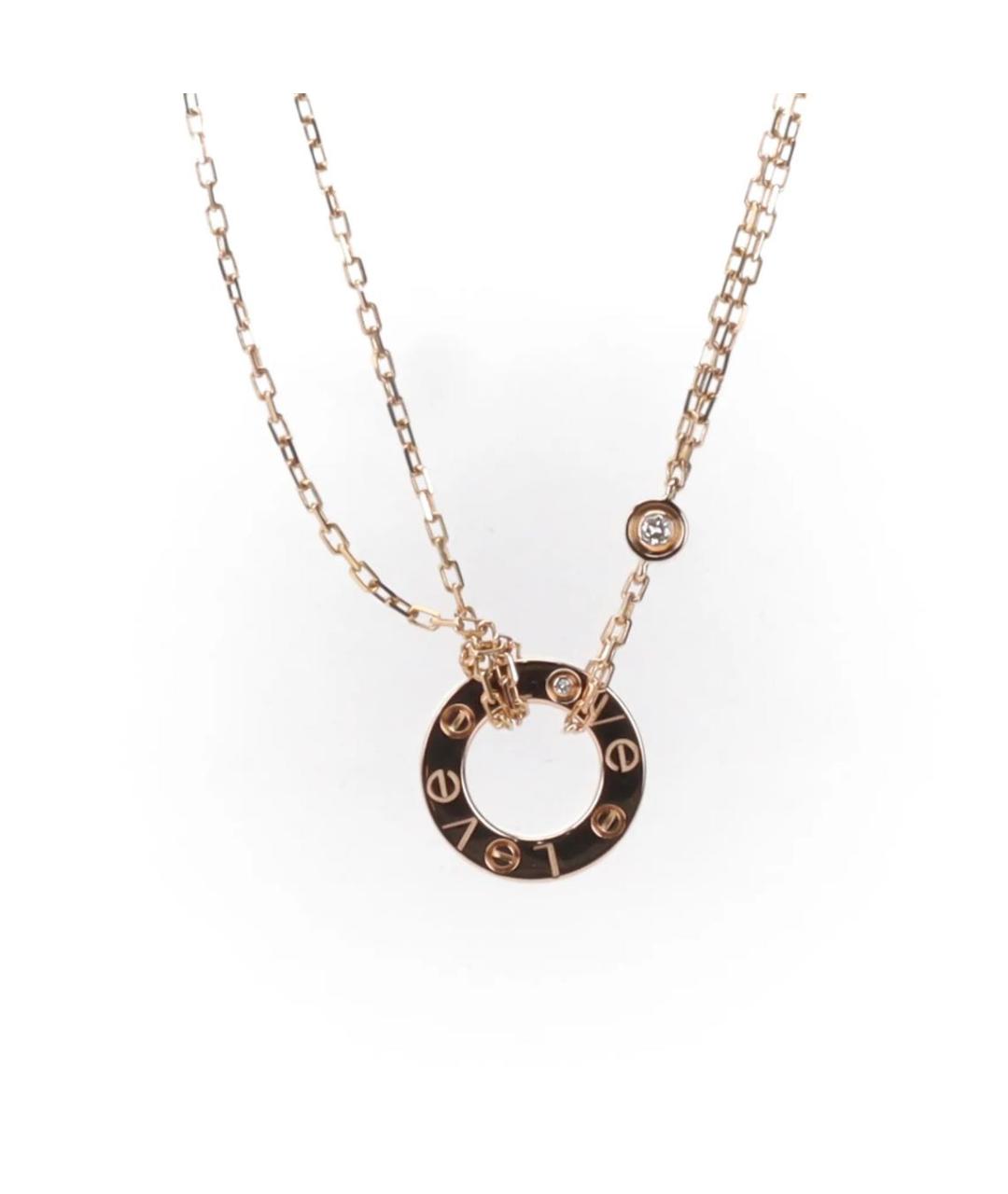 CARTIER Золотая подвеска из розового золота, фото 2