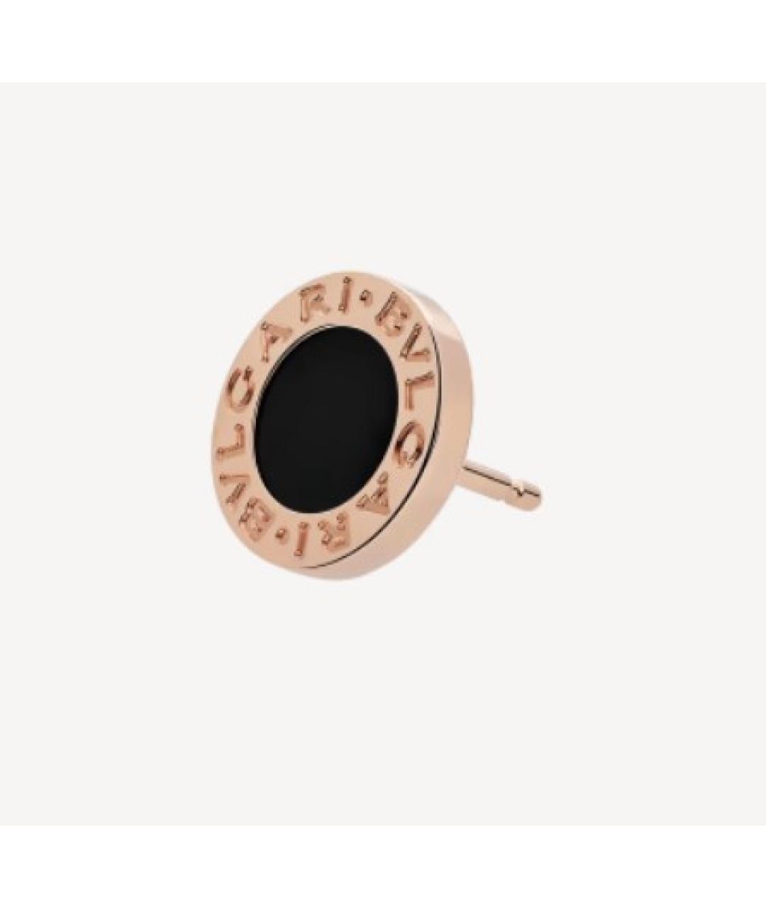 BVLGARI Золотые серьги из розового золота, фото 2