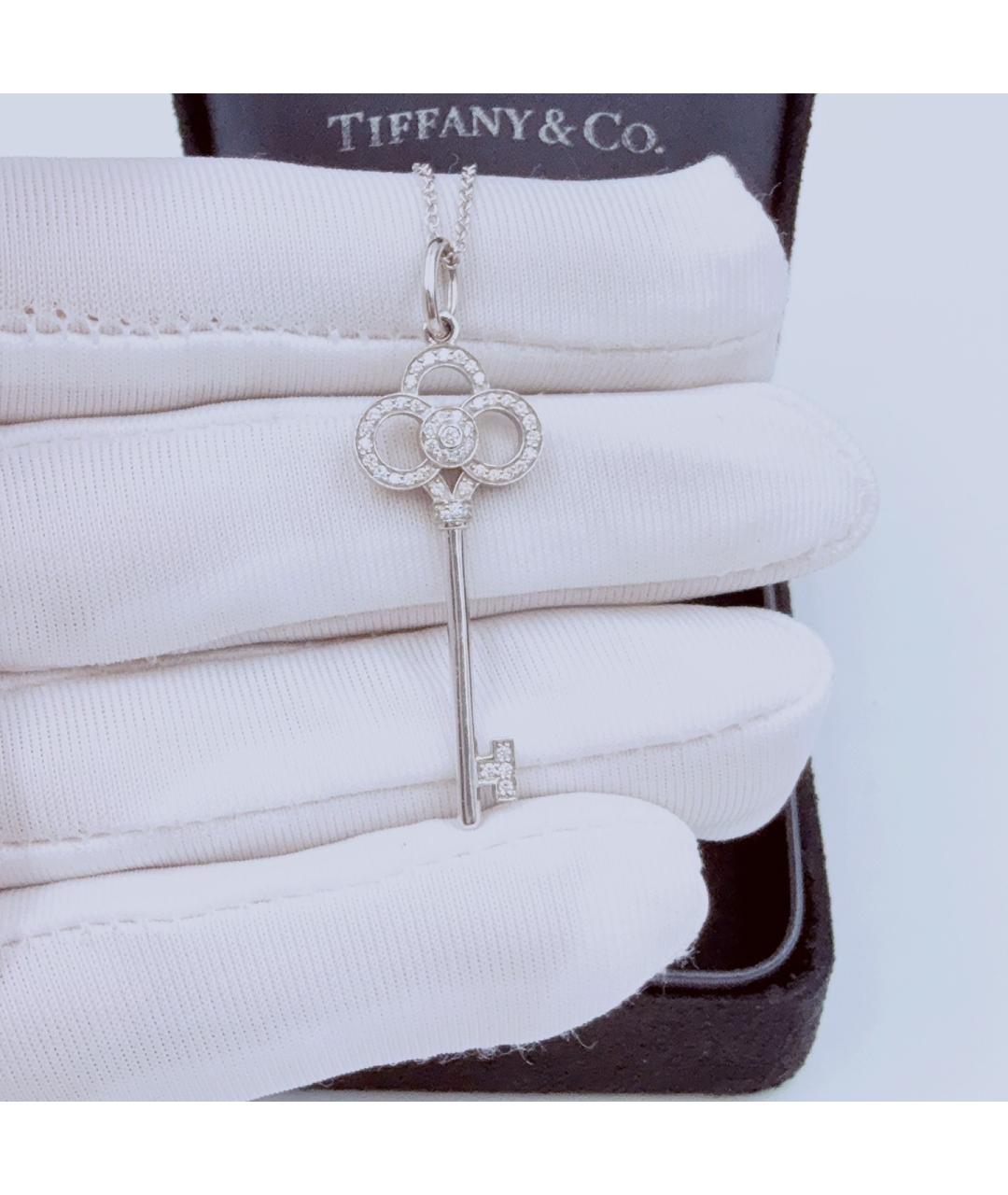 TIFFANY&CO Белое колье из белого золота, фото 4