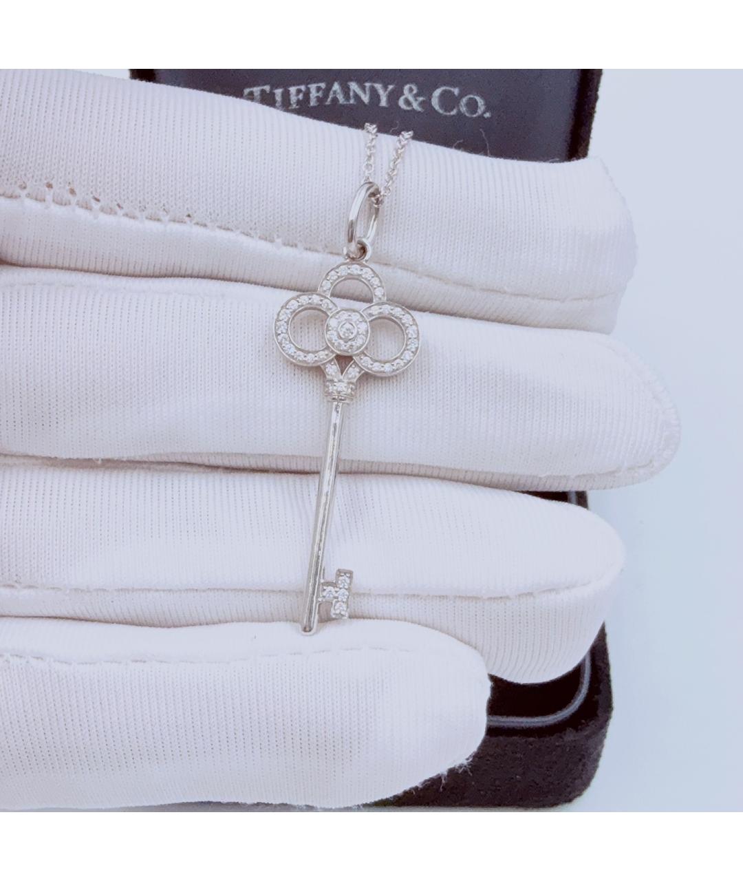 TIFFANY&CO Белое колье из белого золота, фото 5
