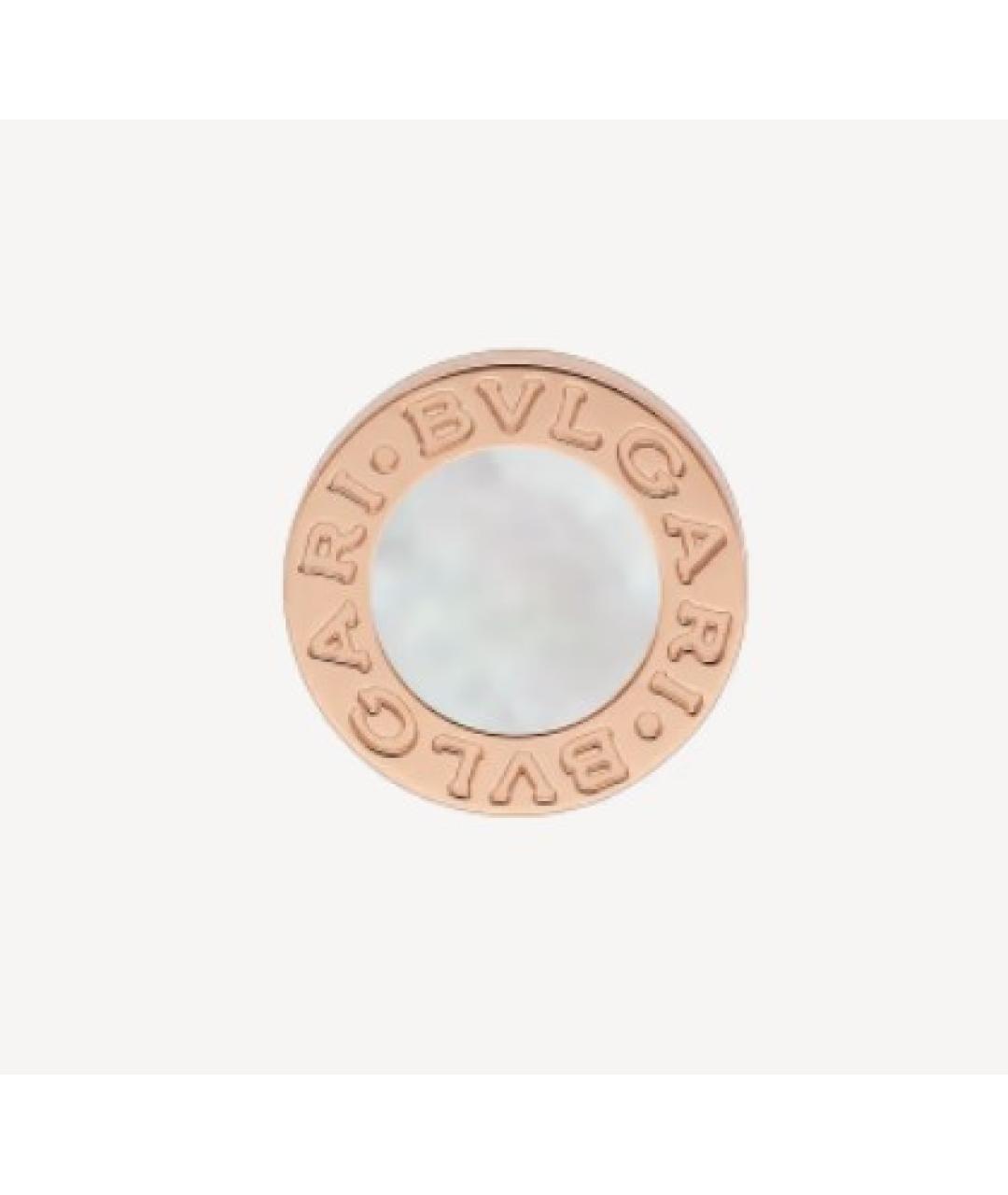 BVLGARI Золотые серьги из розового золота, фото 7