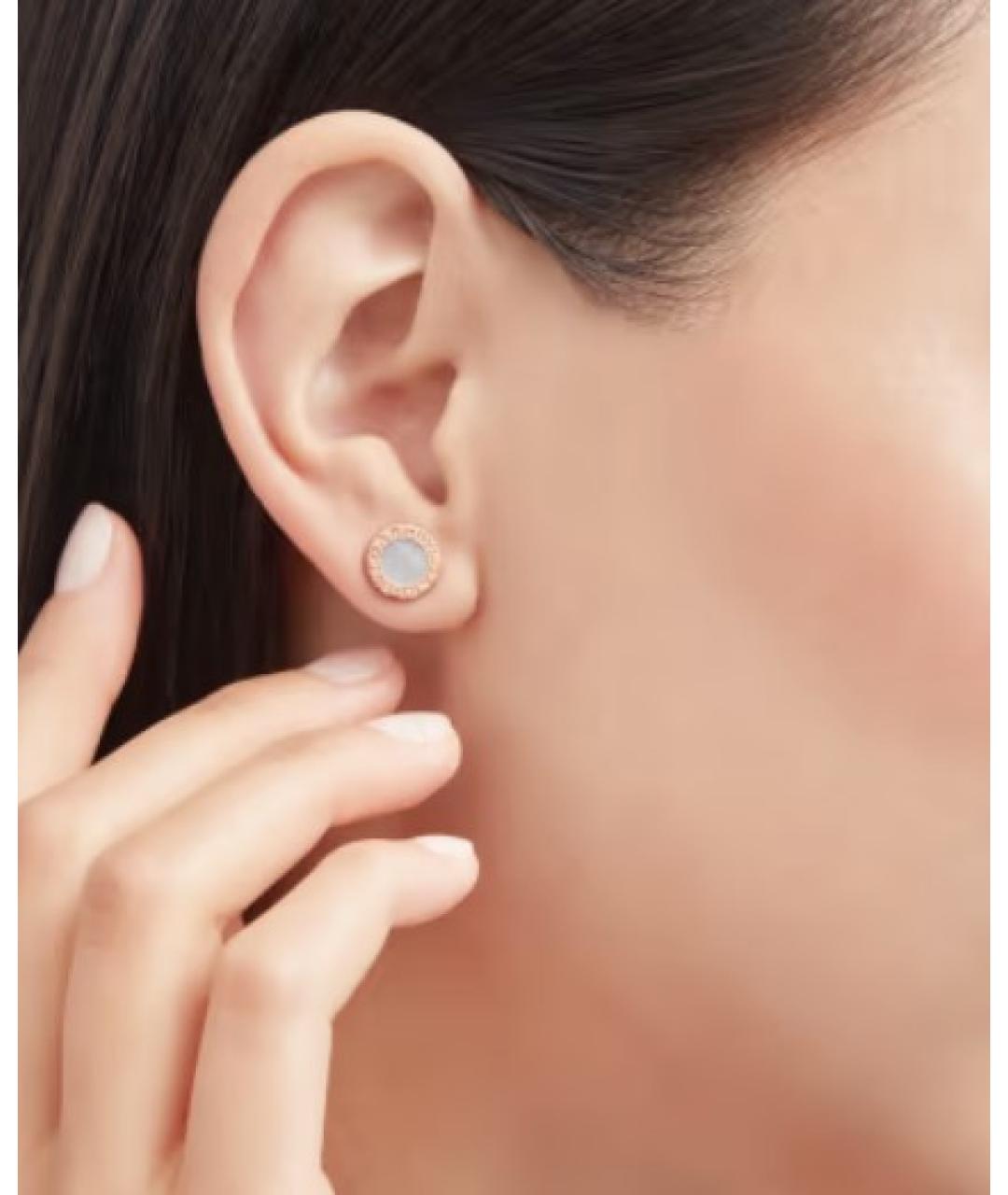 BVLGARI Золотые серьги из розового золота, фото 6
