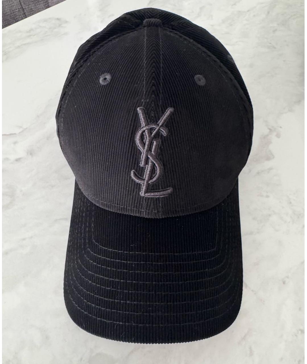 SAINT LAURENT Черная кепка, фото 9