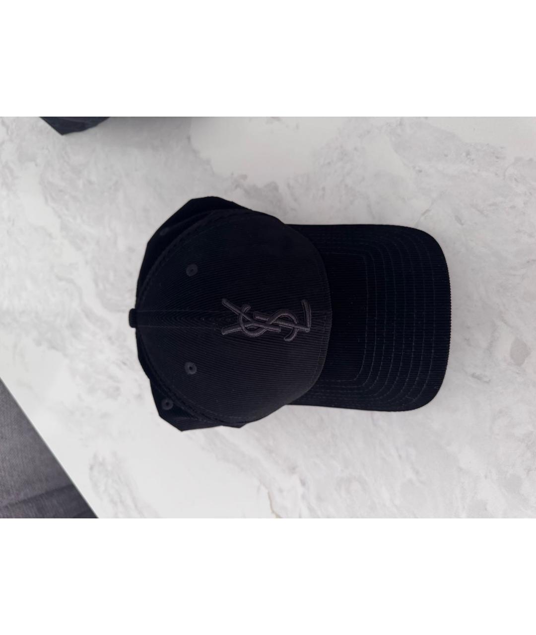SAINT LAURENT Черная кепка, фото 3