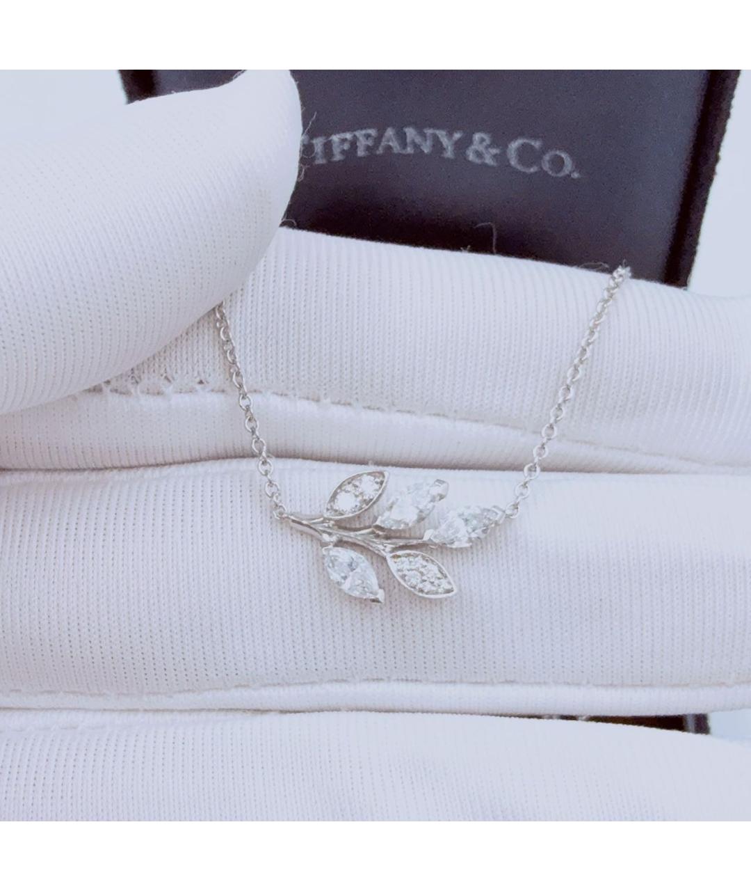 TIFFANY&CO Белое платиновое колье, фото 5