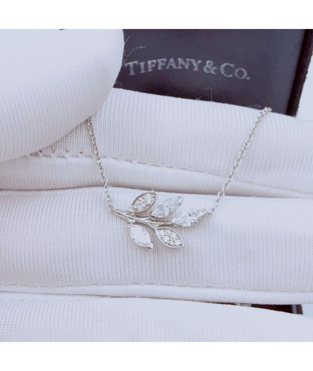 TIFFANY&CO Белое платиновое колье, фото 4