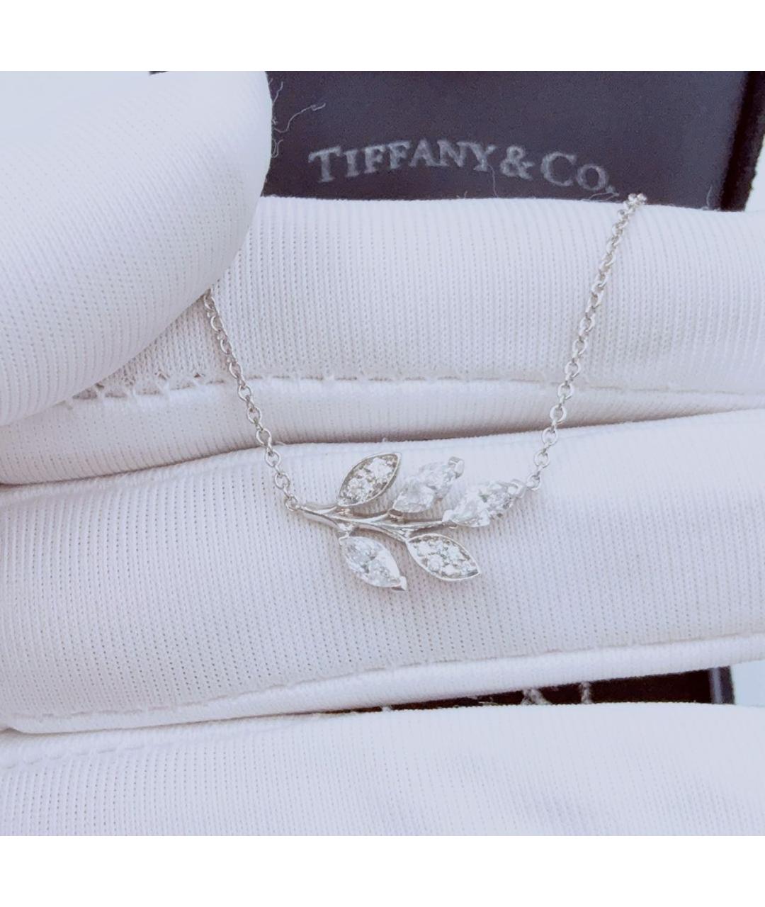 TIFFANY&CO Белое платиновое колье, фото 3