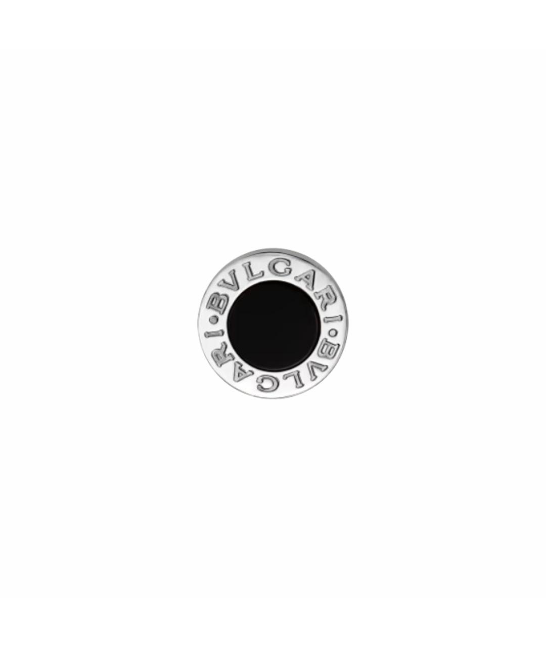 BVLGARI Черные серьги из белого золота, фото 1