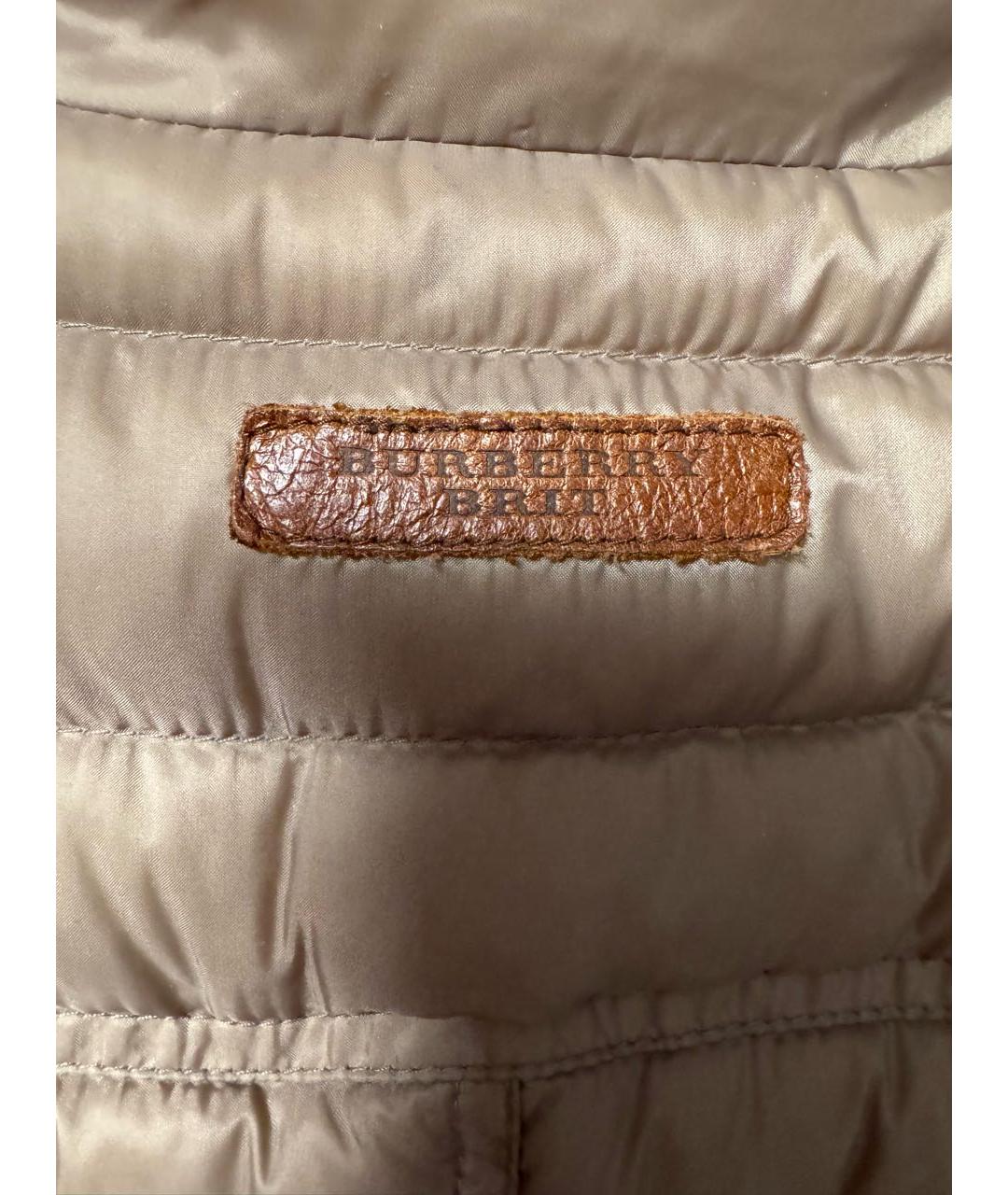 BURBERRY Бежевый шерстяной жилет, фото 3