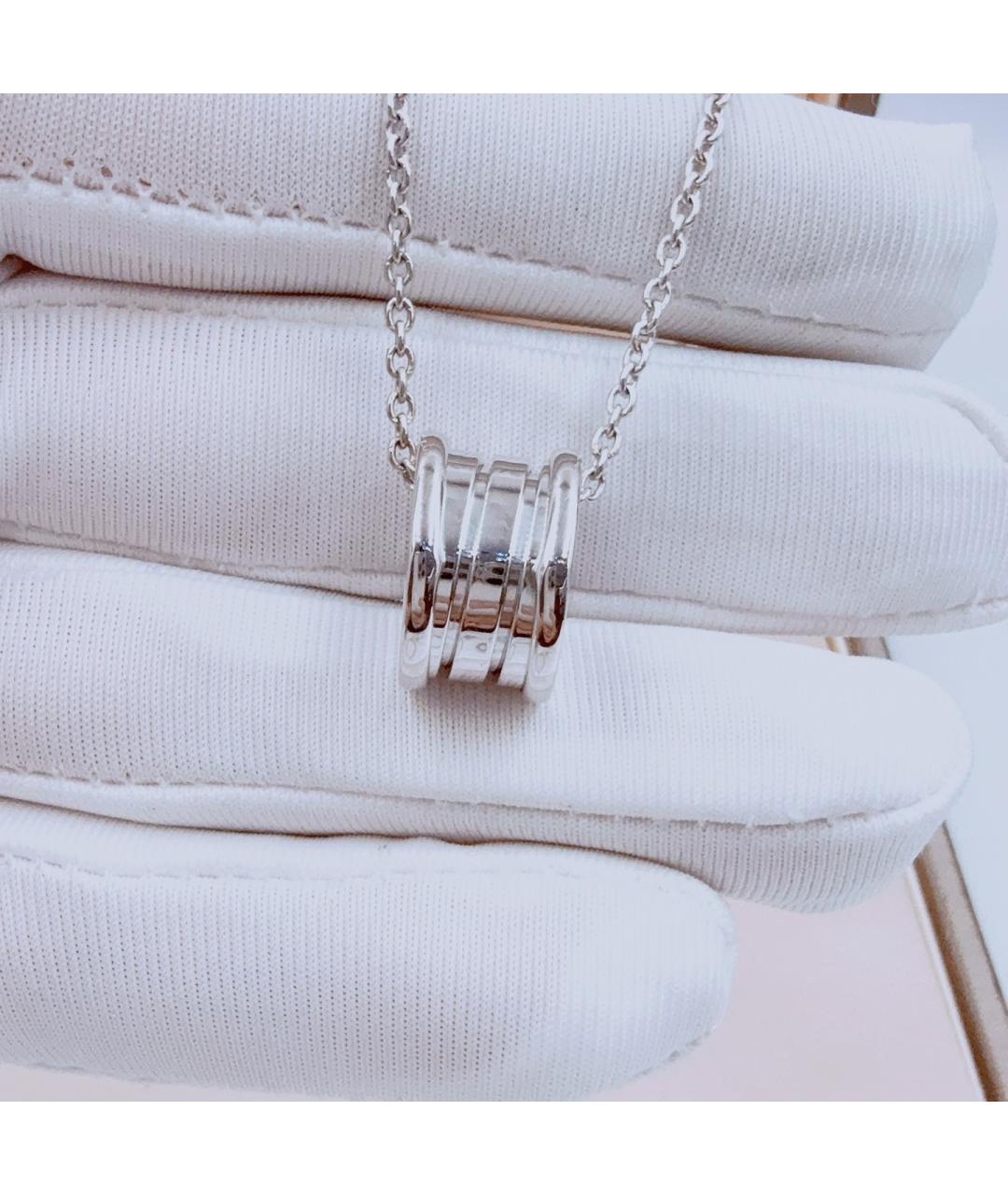 BVLGARI Белое колье из белого золота, фото 8