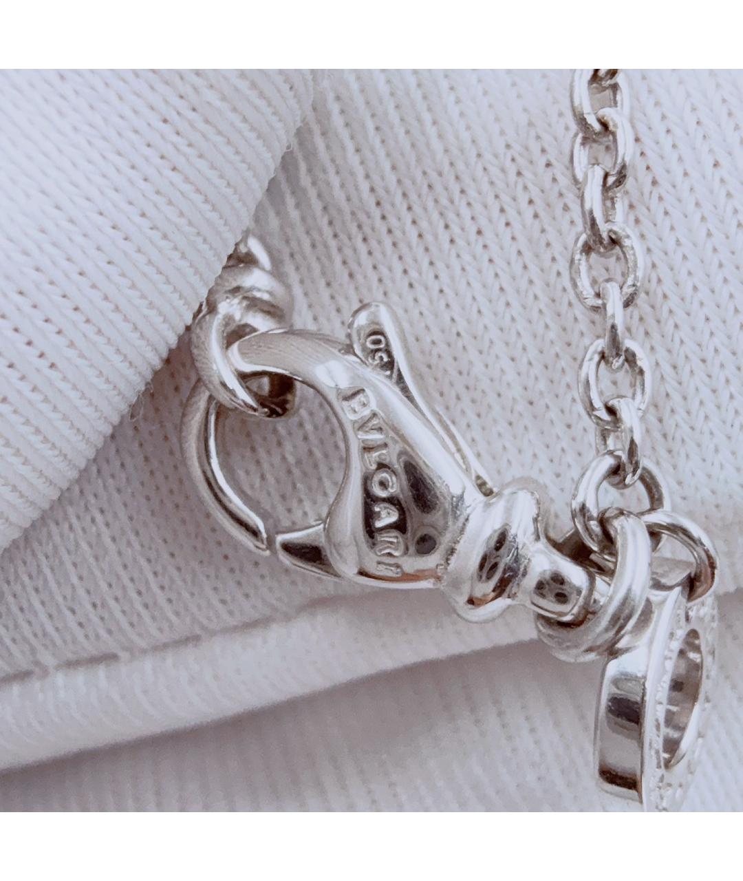 BVLGARI Белое колье из белого золота, фото 7
