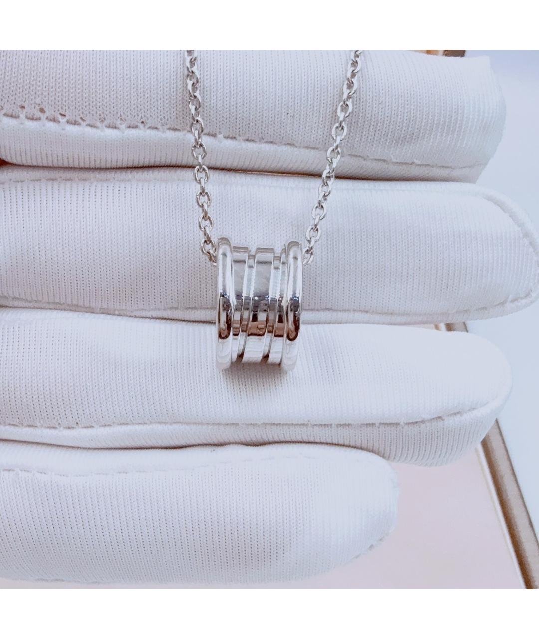 BVLGARI Белое колье из белого золота, фото 3