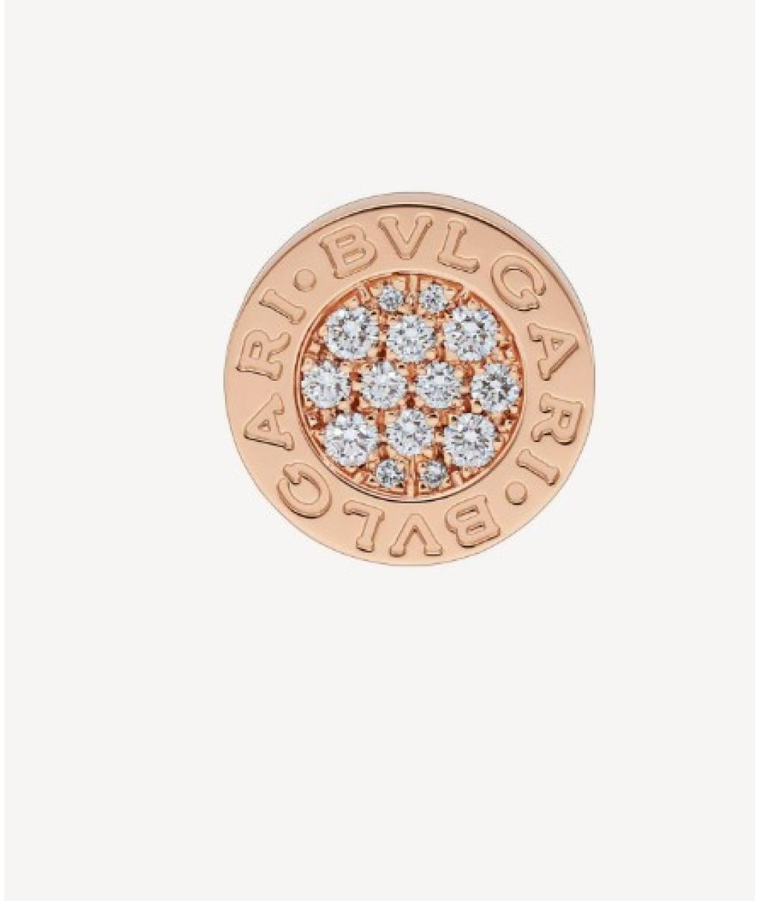 BVLGARI Золотые серьги из розового золота, фото 6