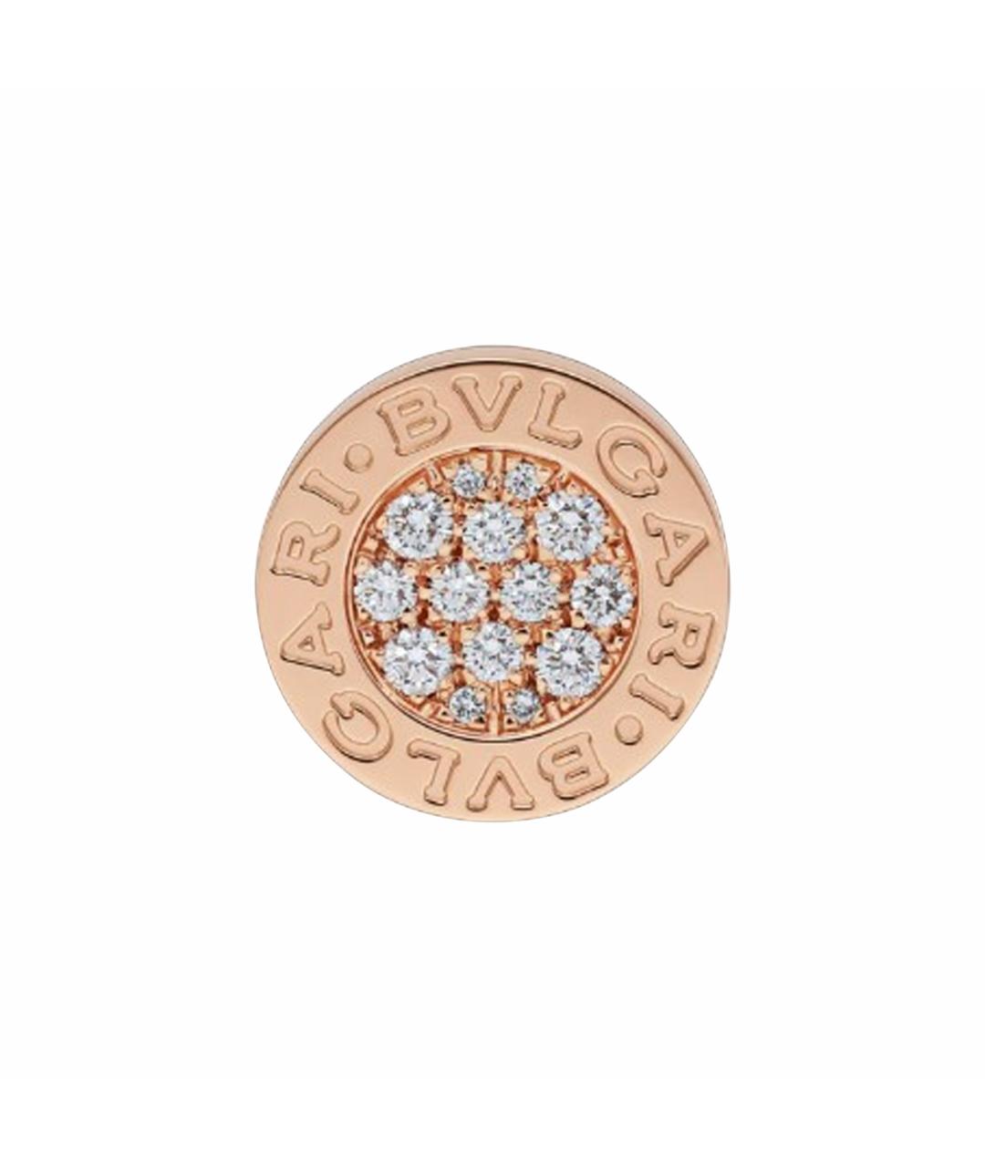 BVLGARI Золотые серьги из розового золота, фото 1