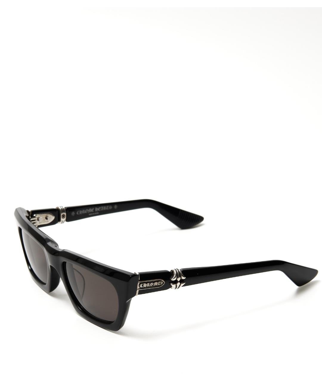 CHROME HEARTS Черные пластиковые солнцезащитные очки, фото 2