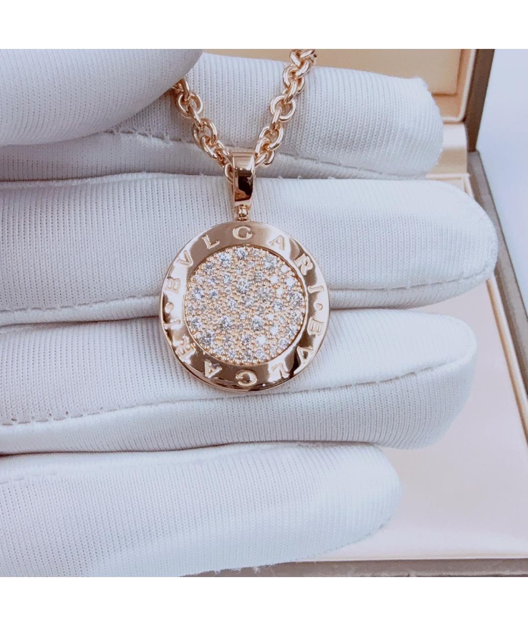 BVLGARI Розовое колье из розового золота, фото 7