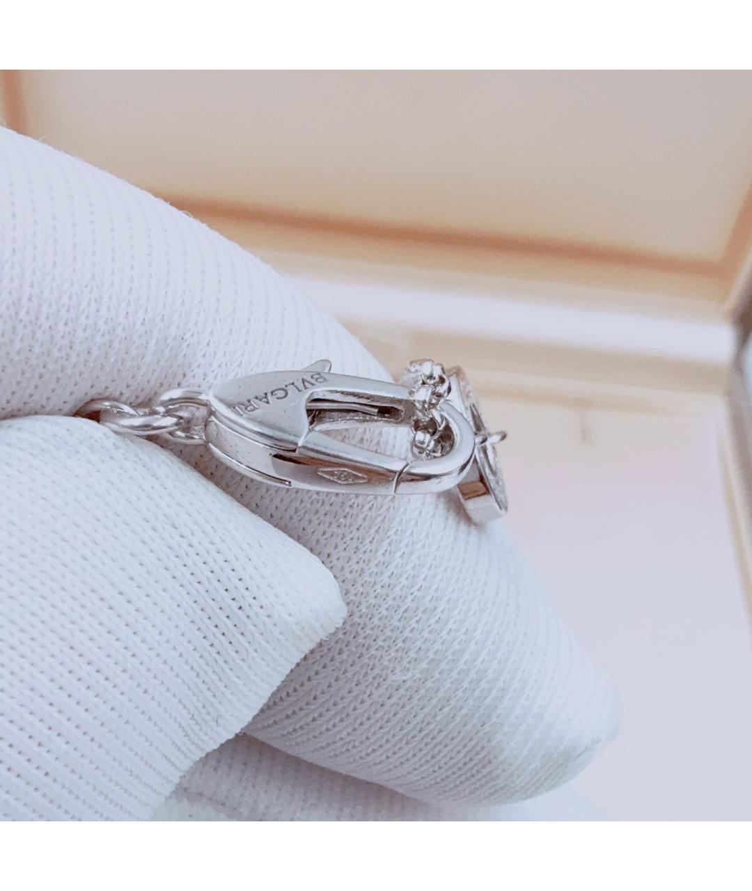 BVLGARI Белое колье из белого золота, фото 5