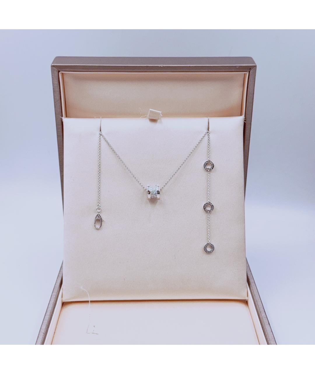 BVLGARI Белое колье из белого золота, фото 2