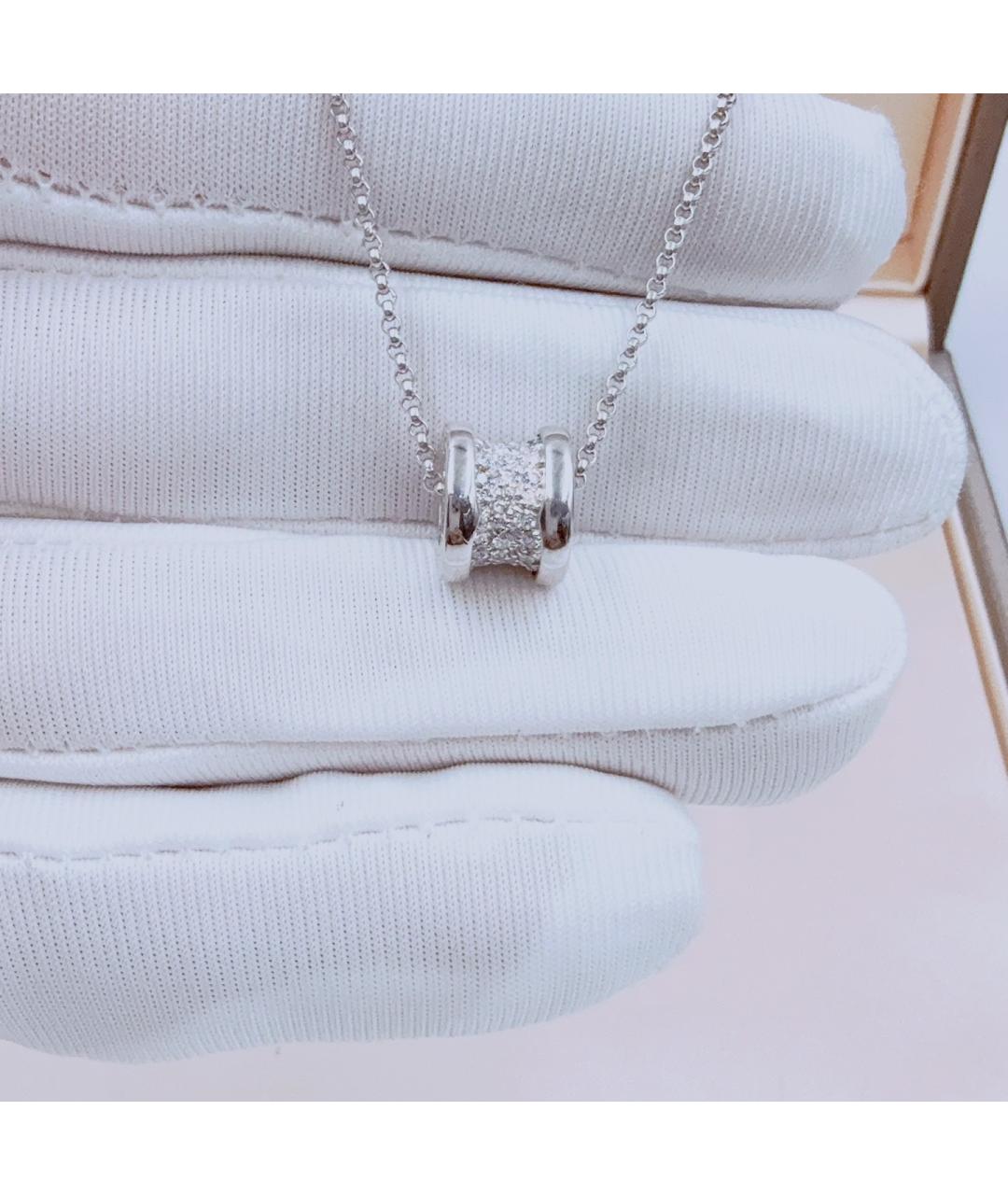 BVLGARI Белое колье из белого золота, фото 3