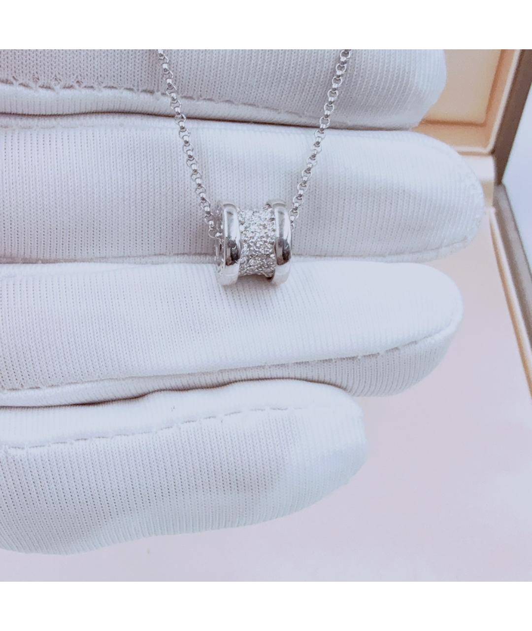 BVLGARI Белое колье из белого золота, фото 6