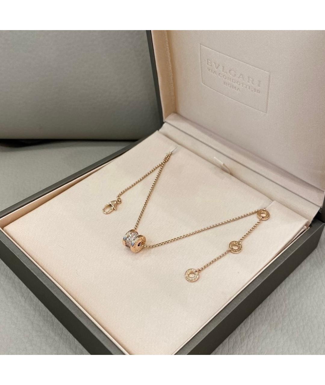 BVLGARI Розовое колье из розового золота, фото 4