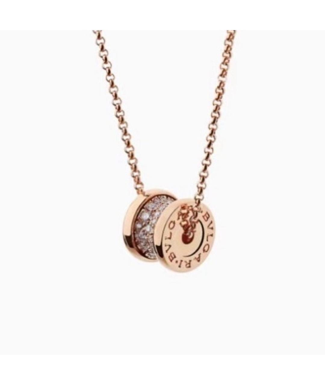 BVLGARI Розовое колье из розового золота, фото 8