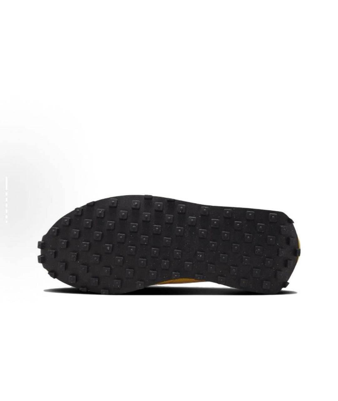 NIKE Горчичные текстильные низкие кроссовки / кеды, фото 5