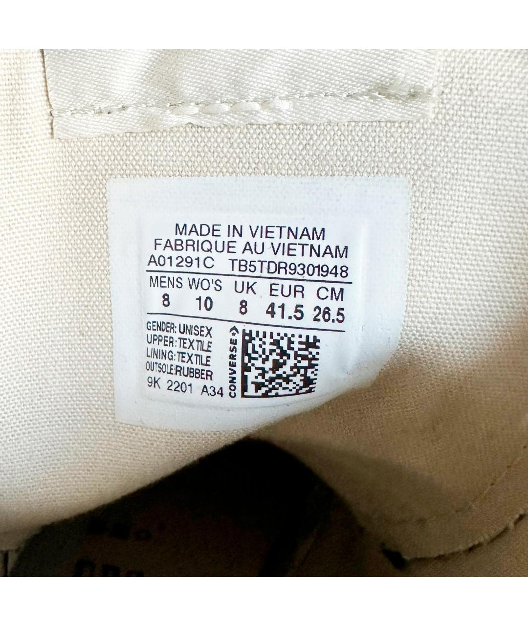 RICK OWENS DRKSHDW Черные текстильные высокие кроссовки / кеды, фото 7