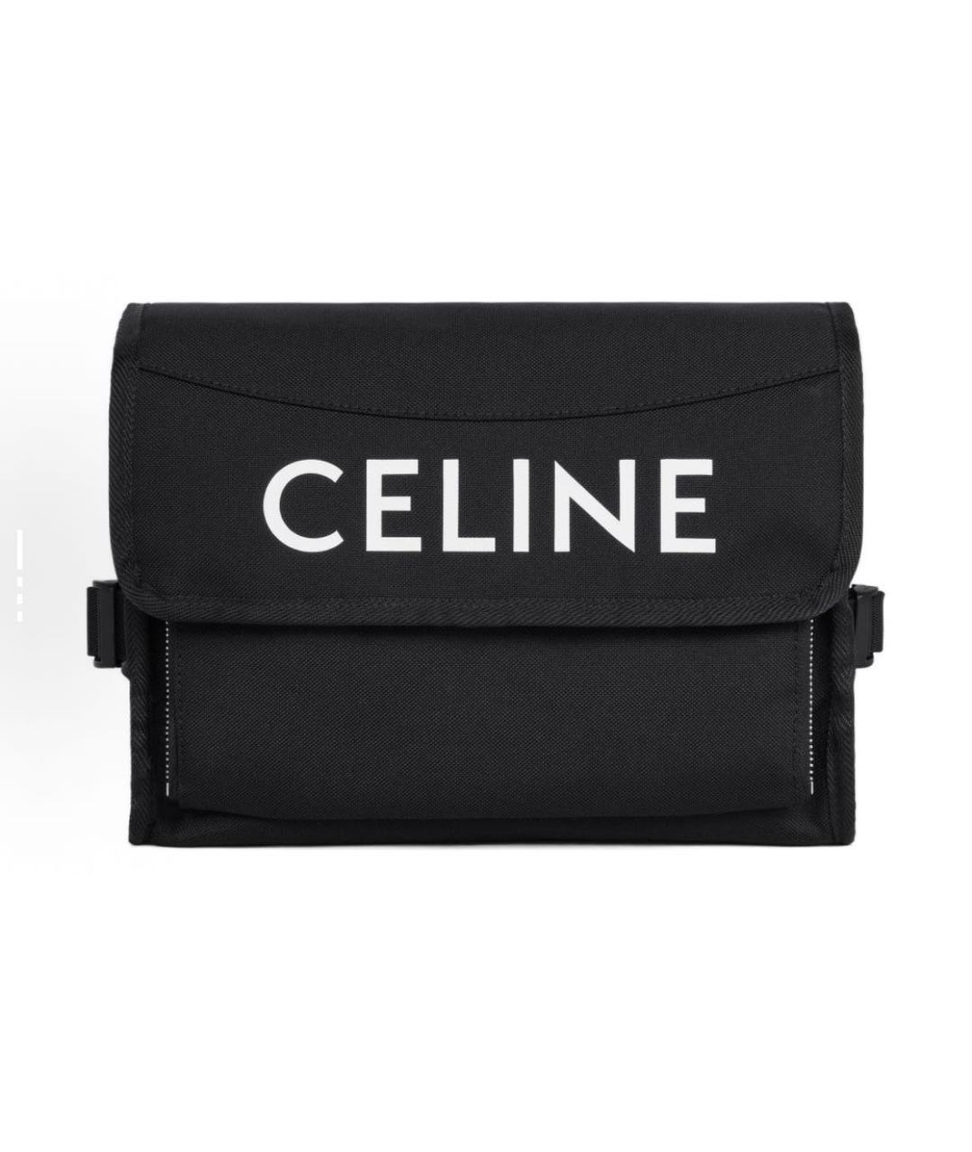 CELINE Черная сумка на плечо, фото 8