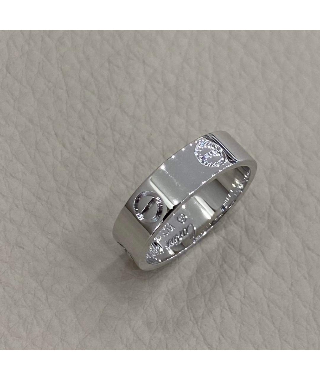 CARTIER Белое кольцо из белого золота, фото 4