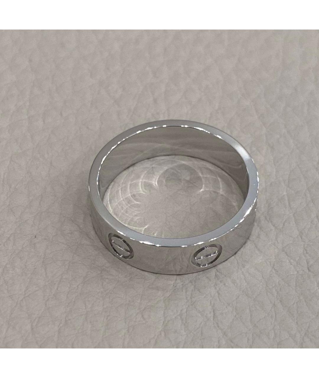 CARTIER Белое кольцо из белого золота, фото 5