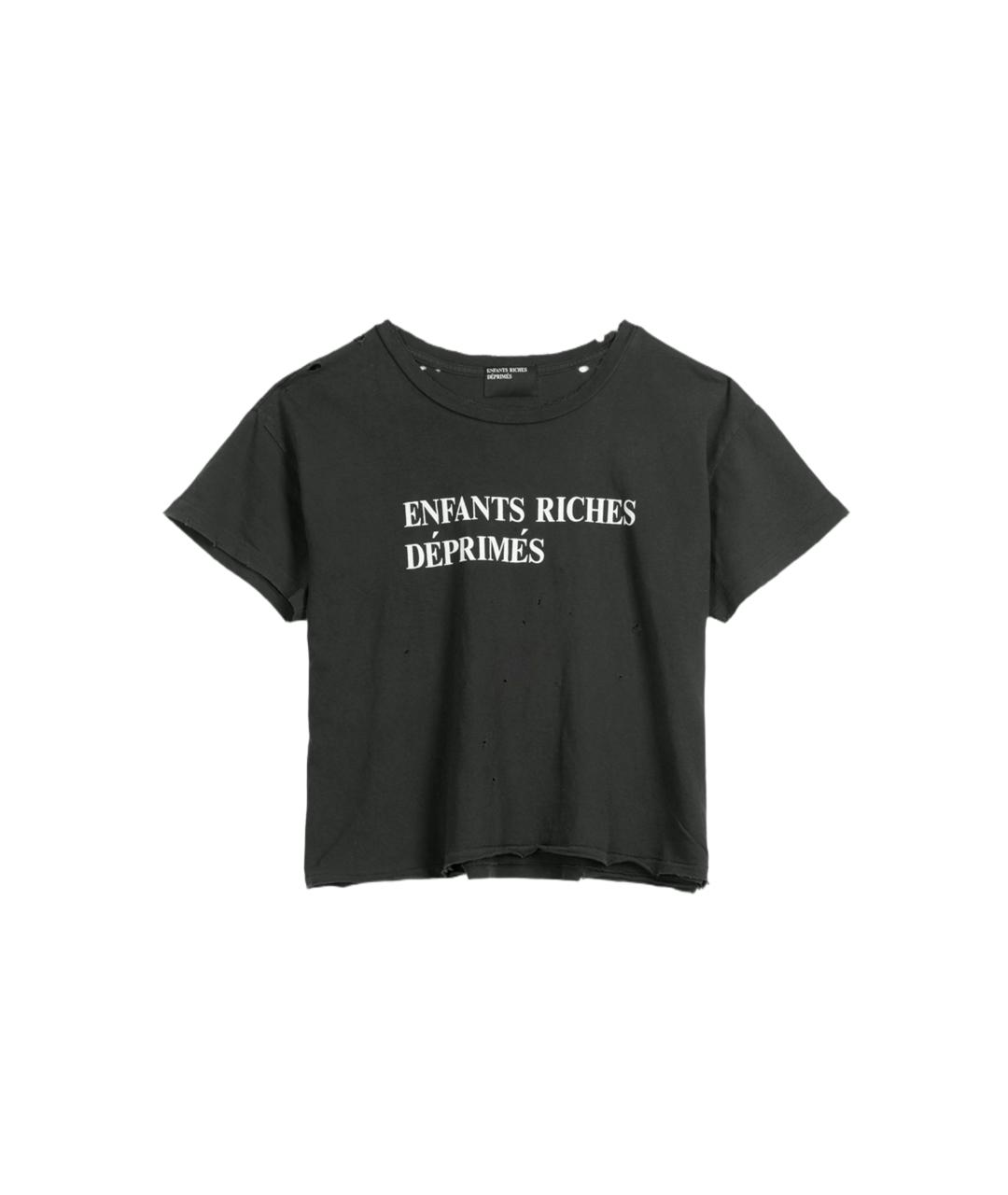 Enfants Riches Déprimés Черная хлопковая футболка, фото 6