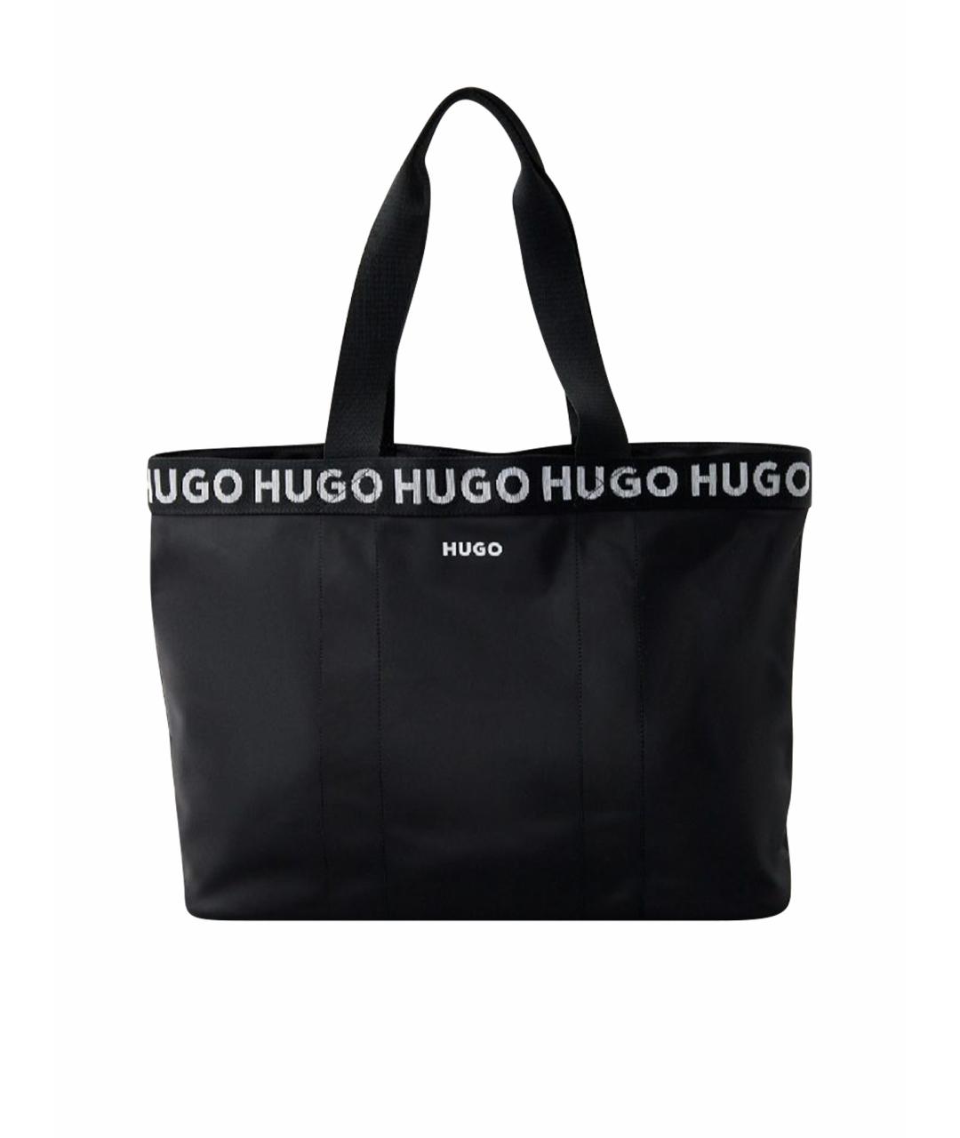 HUGO BOSS Черная сумка тоут, фото 1