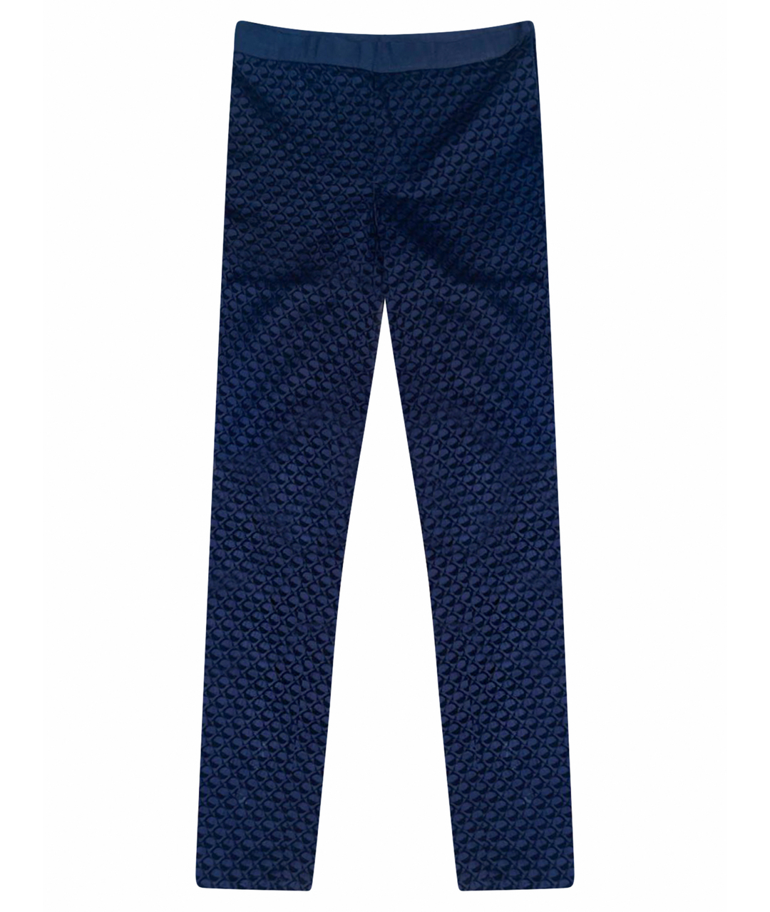 MARC BY MARC JACOBS Темно-синие хлопко-эластановые брюки узкие, фото 1