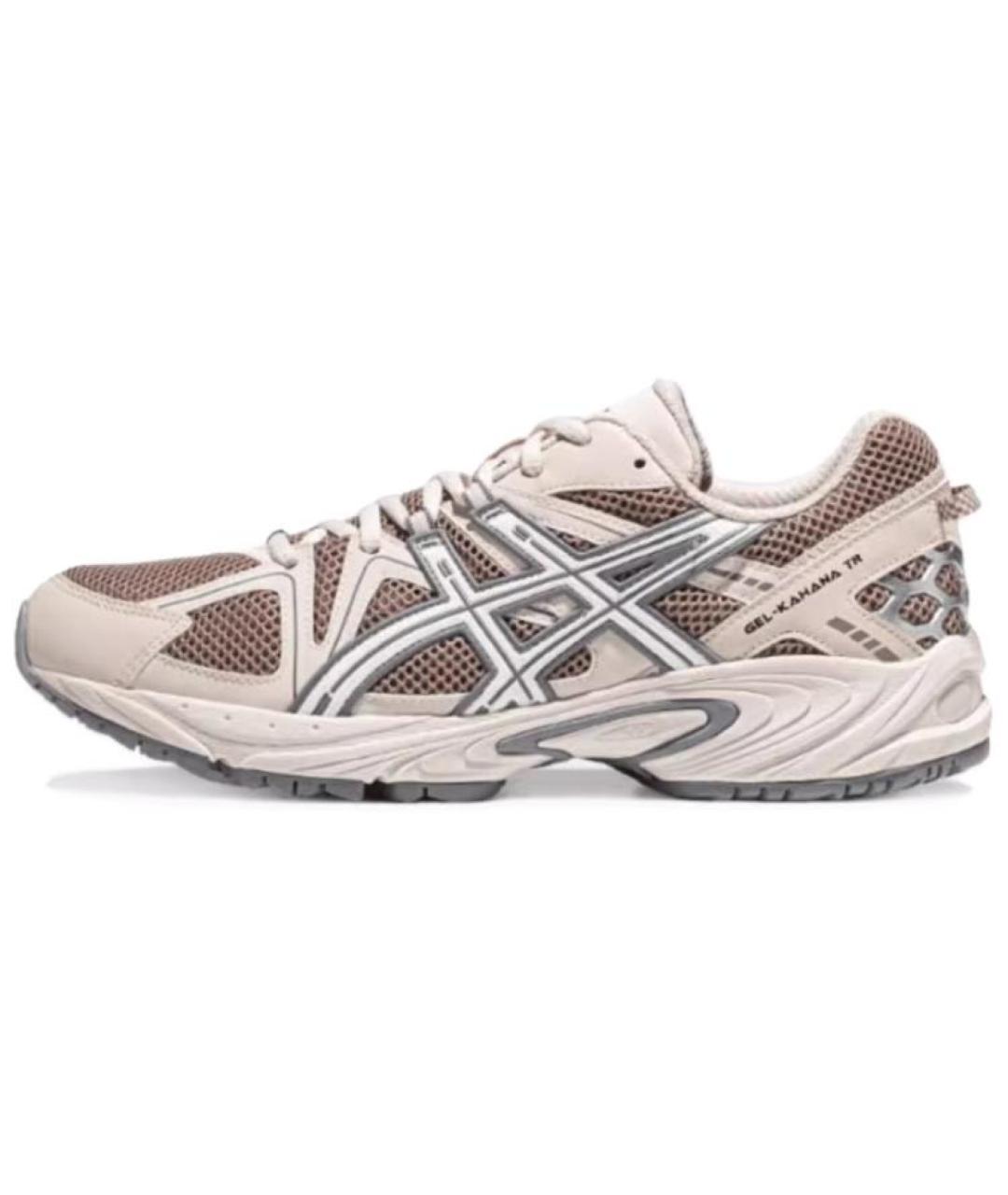ASICS Бежевые текстильные низкие кроссовки / кеды, фото 2