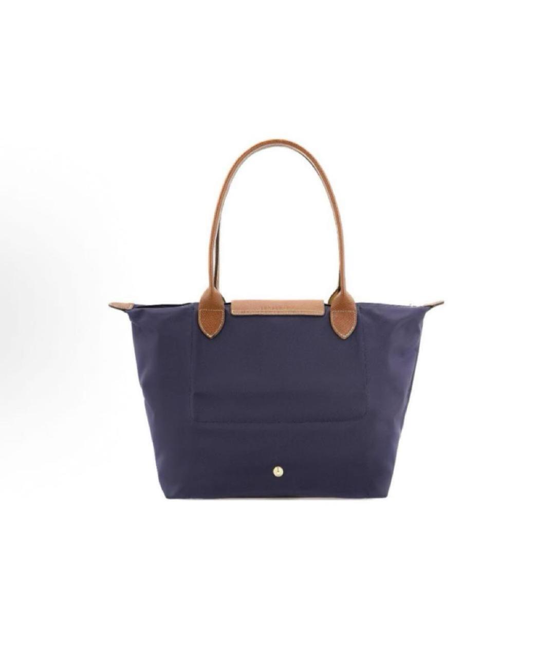 LONGCHAMP Темно-синяя сумка тоут, фото 2