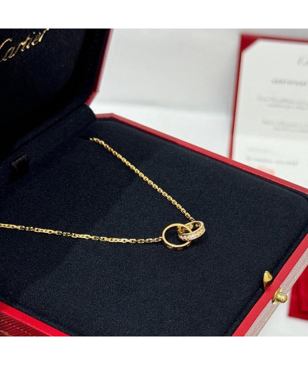 CARTIER Желтое колье из желтого золота, фото 5