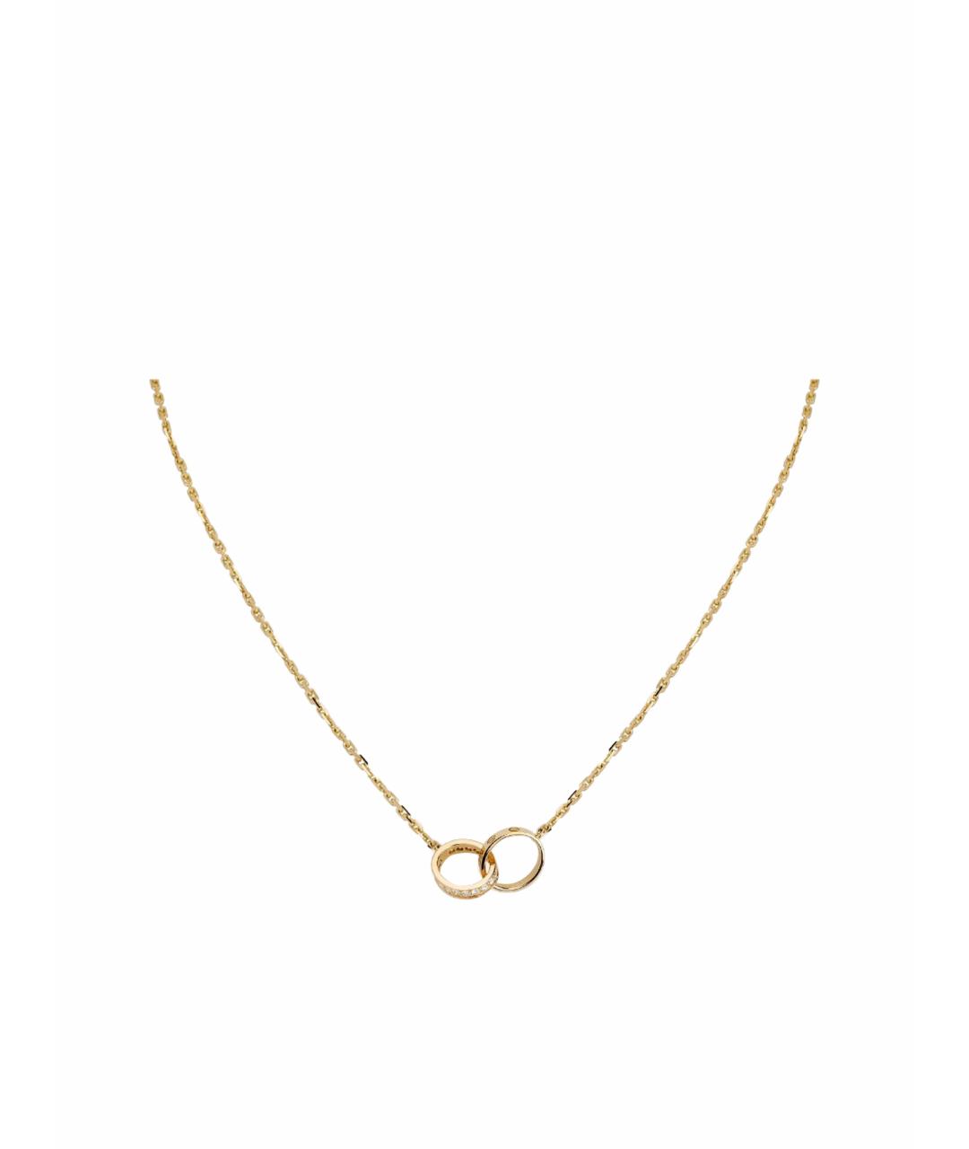 CARTIER Желтое колье из желтого золота, фото 1