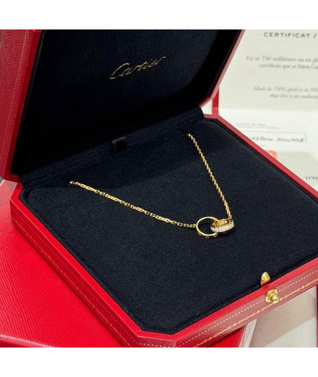CARTIER Желтое колье из желтого золота, фото 4