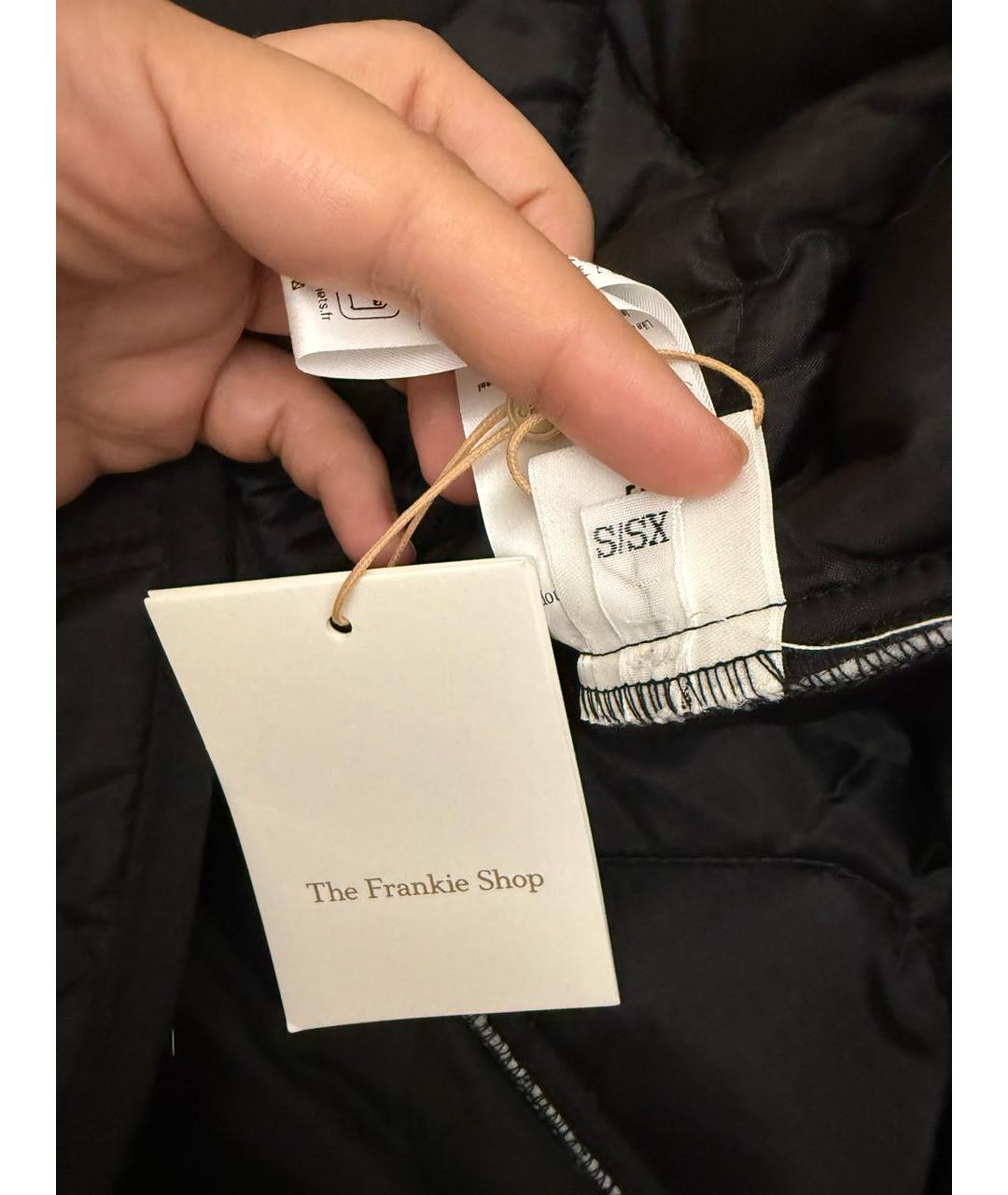THE FRANKIE SHOP Черная полиэстеровая куртка, фото 5