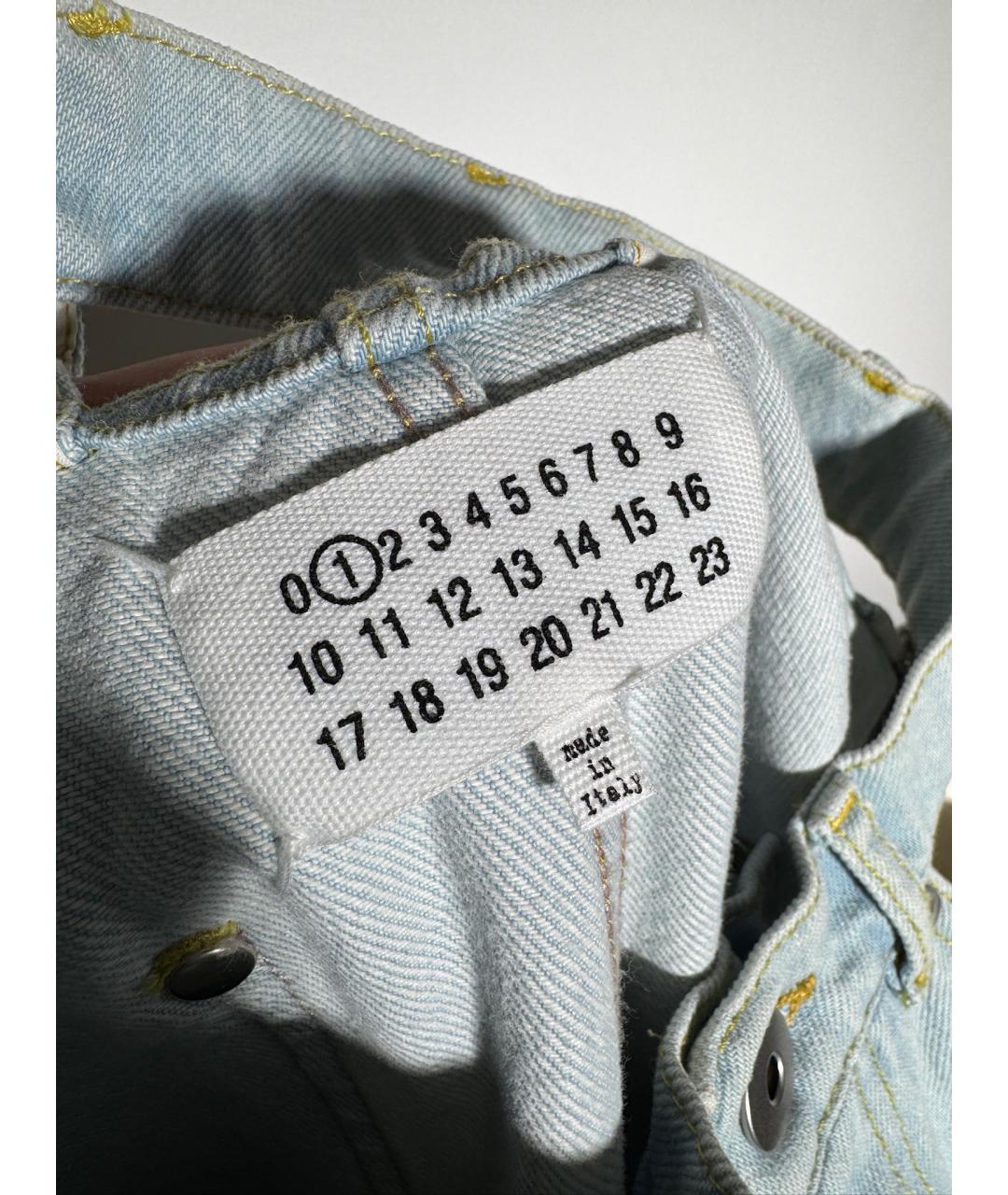 MAISON MARGIELA Голубые джинсы клеш, фото 7